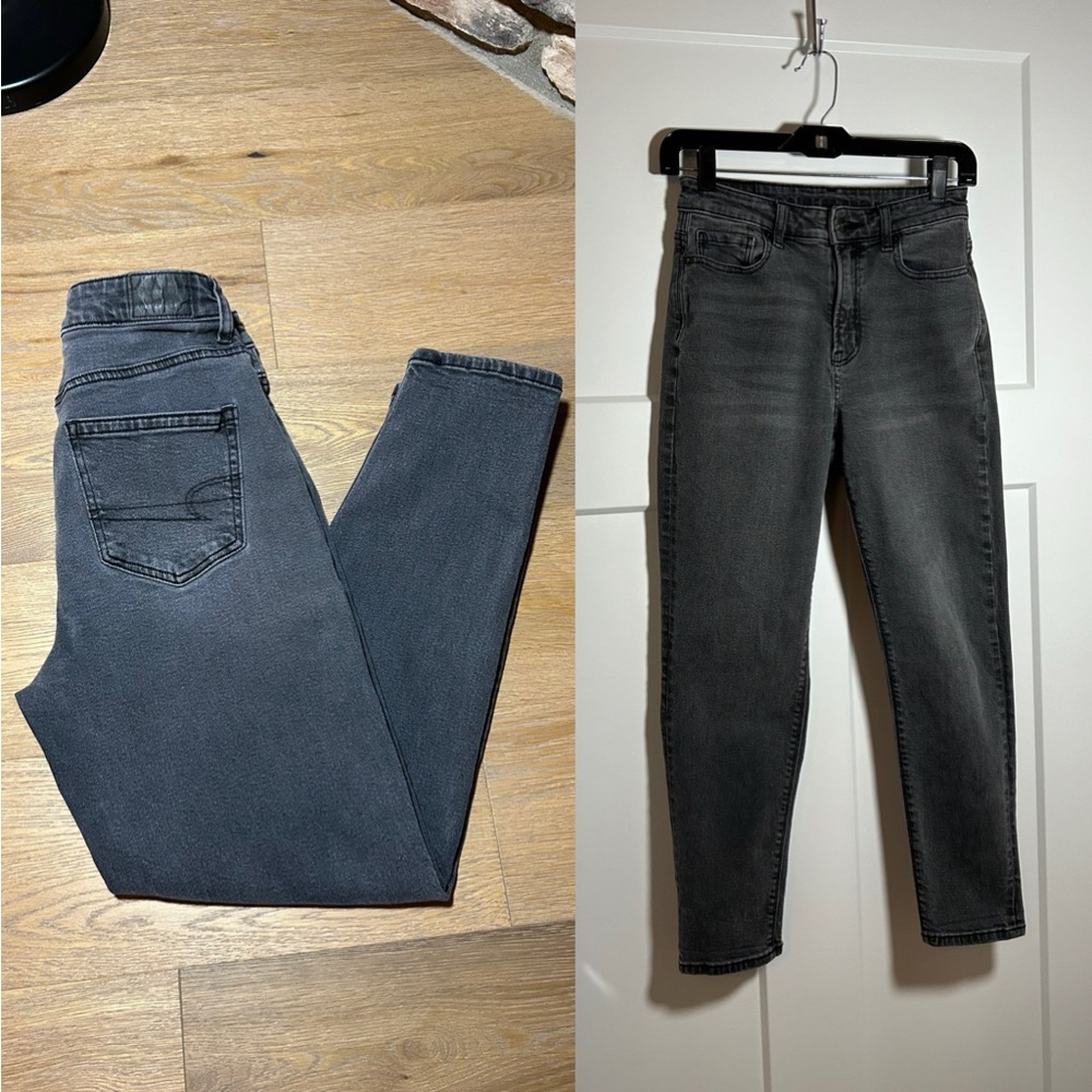 AE mom jeans, size 0 short American Eagle mom jeans